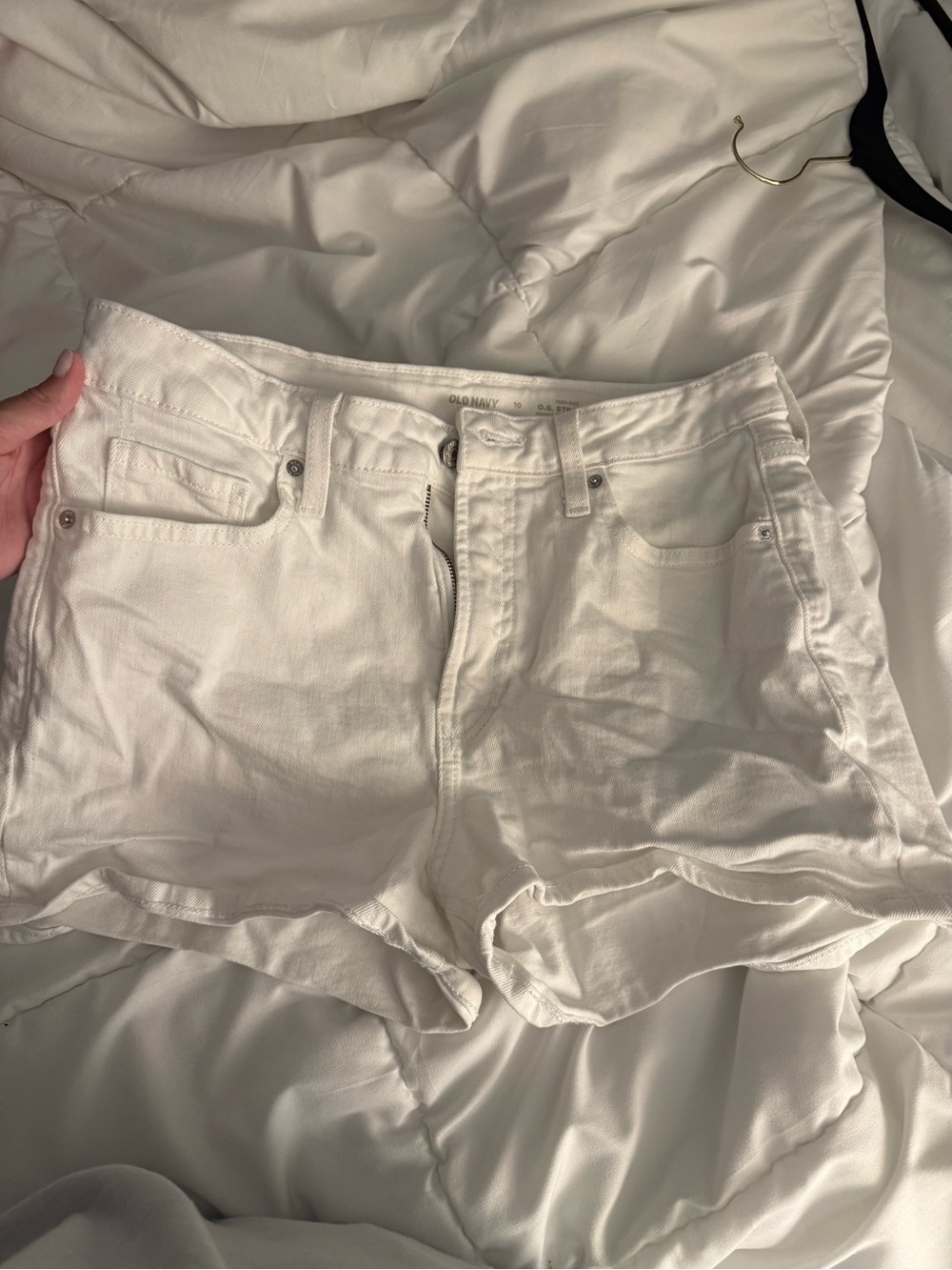 Old Navy White Denim Jean Shorts